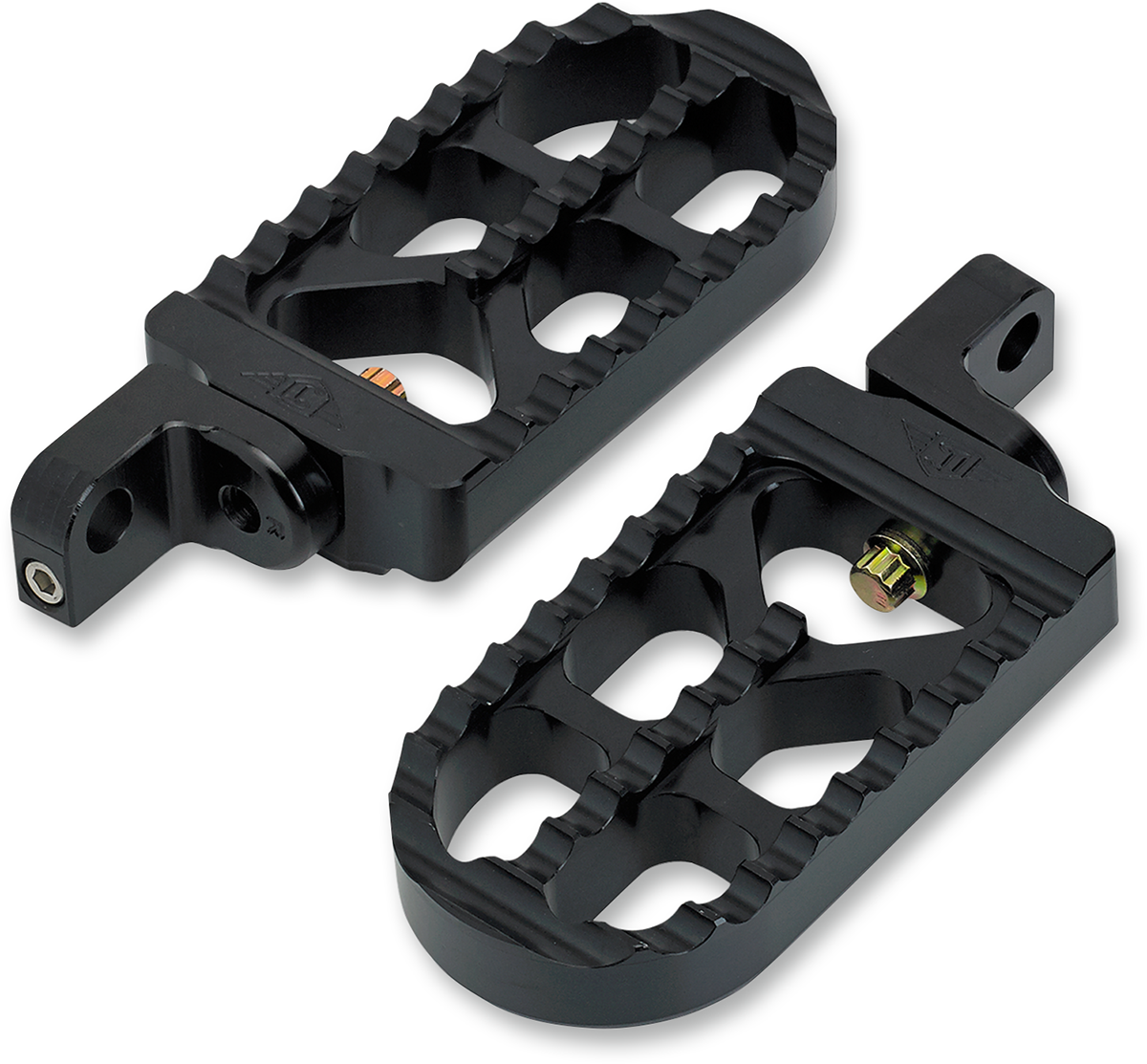 Adjustable Serrated Long Footpegs - Black - XL 2007 - 2019