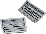 Lower Fairing Fresh Air Vents - Chrome 1988 - 2000