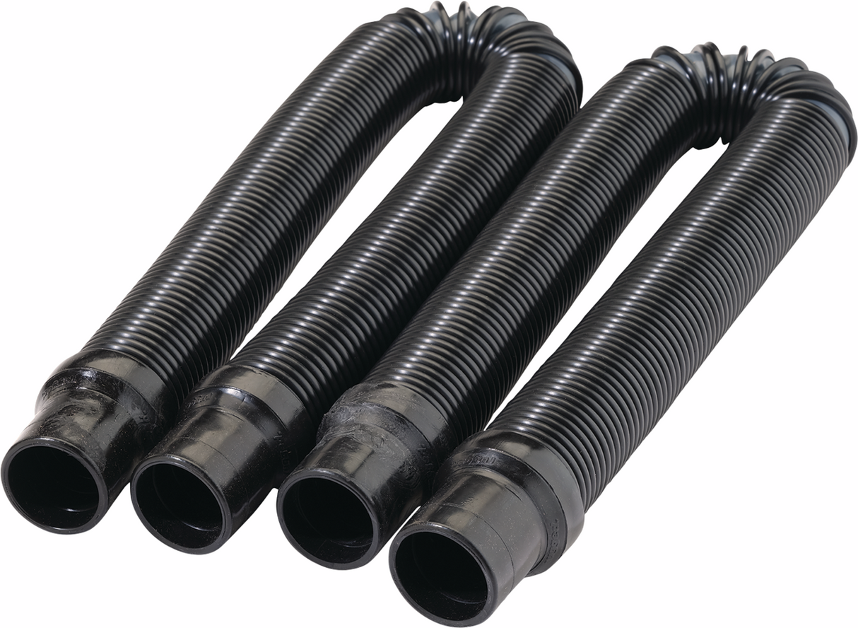 MAC-X Expandable Ultra Flex Air Pumper System Hose - 2\'-6\' - Black