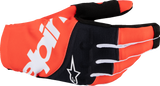 Techstar MX Gloves - Black/Hot Orange - 2XL
