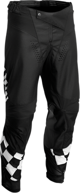 Hallman Differ Cheq Pants - Black/White - US 32
