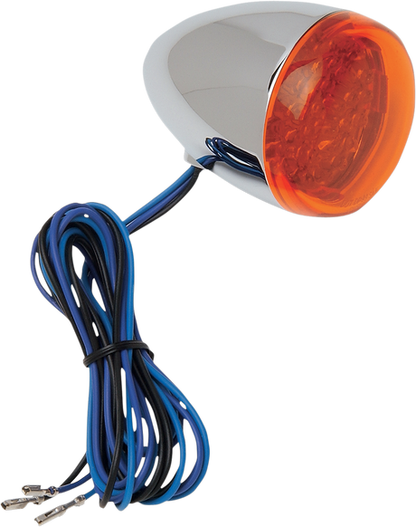 LED Turn Signal - Chrome/Amber