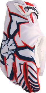 Agroid™ Pro Gloves - Red/White/Blue - Medium