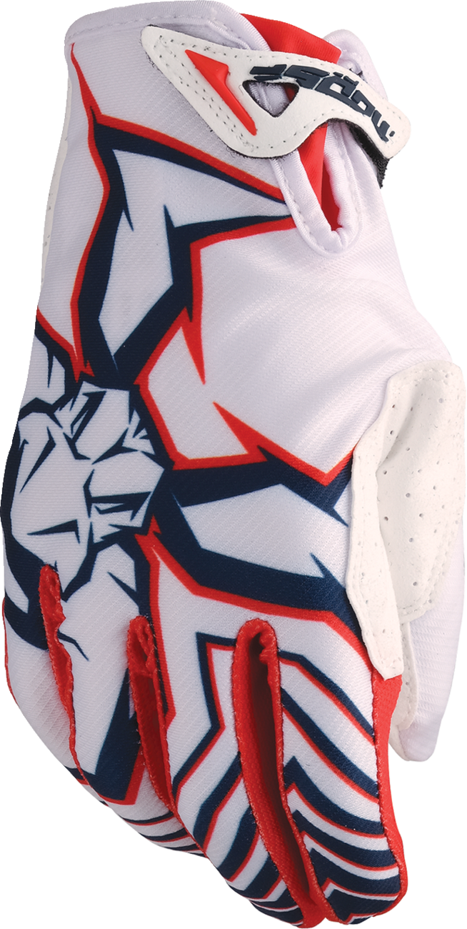 Agroid™ Pro Gloves - Red/White/Blue - XL