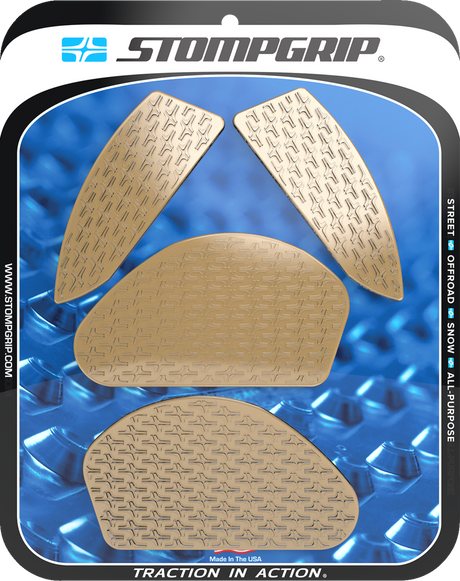 Traction Pad Tank Grips - Icon - Clear - MT-03 2020 - 2025