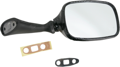 Mirror - Side View - Carbon Fiber - Rectangle - Right - Suzuki 1999 - 2007