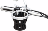 Drink Holder - Gen 2 - Chrome - Chrome 1-1/8\"/1-1/4\" Handlebar Mount