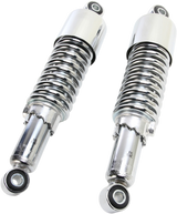 Custom Shorty Shocks with Shroud - Chrome Body/Chrome Spring Finish - Eye Lowering