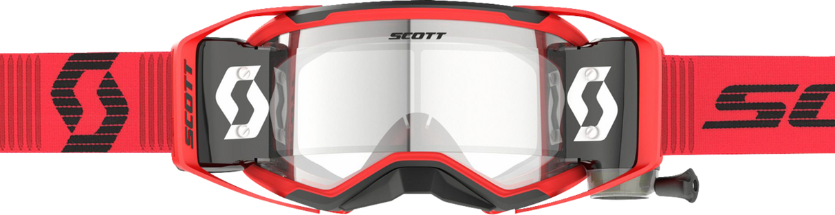 Prospect 2.0 WFS Goggle - Roll-Off - Red/Black - Clear Works Lens