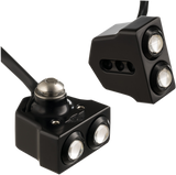 LED Side Mount Turn Signal - Black/Red