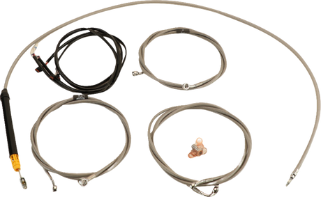 Complete Plug-and-Play Cable Kit - Stock Handlebars - \'23-\'24 Touring - Stainless 2023 - 2024