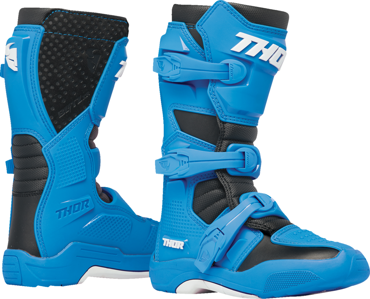 Youth Blitz XR Boots - Black/Blue - Size 3