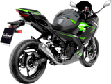 LV Corsa S Slip-On Muffler - Titanium - Kawasaki Ninja 400/500 2018 - 2025
