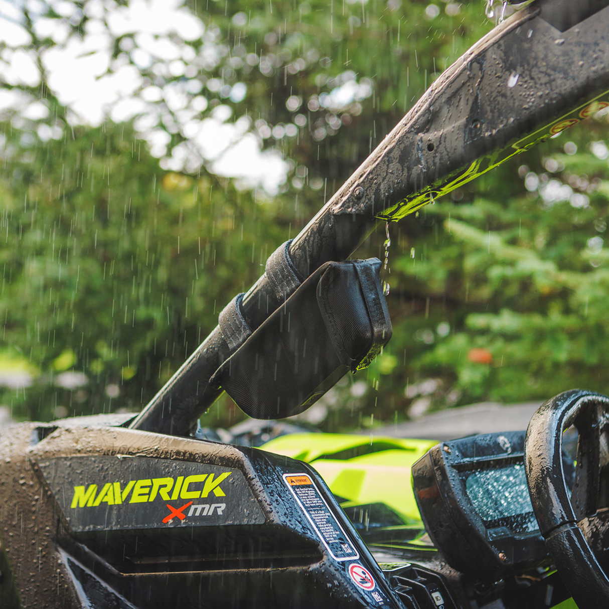 UTV Universal Secure-Mount Sunglasses Holder - Black