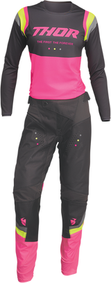 Women\'s Pulse Rev Pants - Charcoal/Pink - 5/6