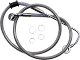 Brake Line - +4\" - Stainless Steel - \'15-\'17 Softail 2015 - 2017
