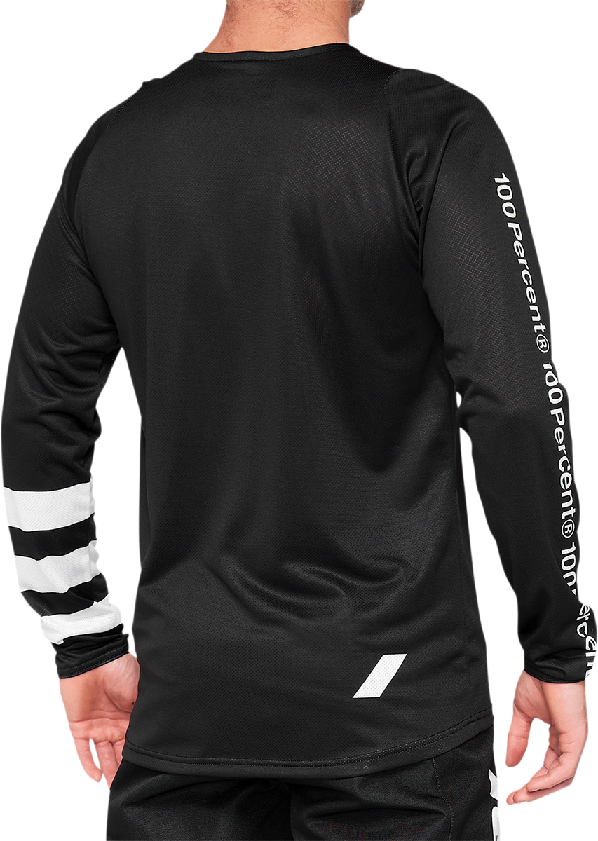 R-Core Long-Sleeve Jersey - Black/White - 2XL