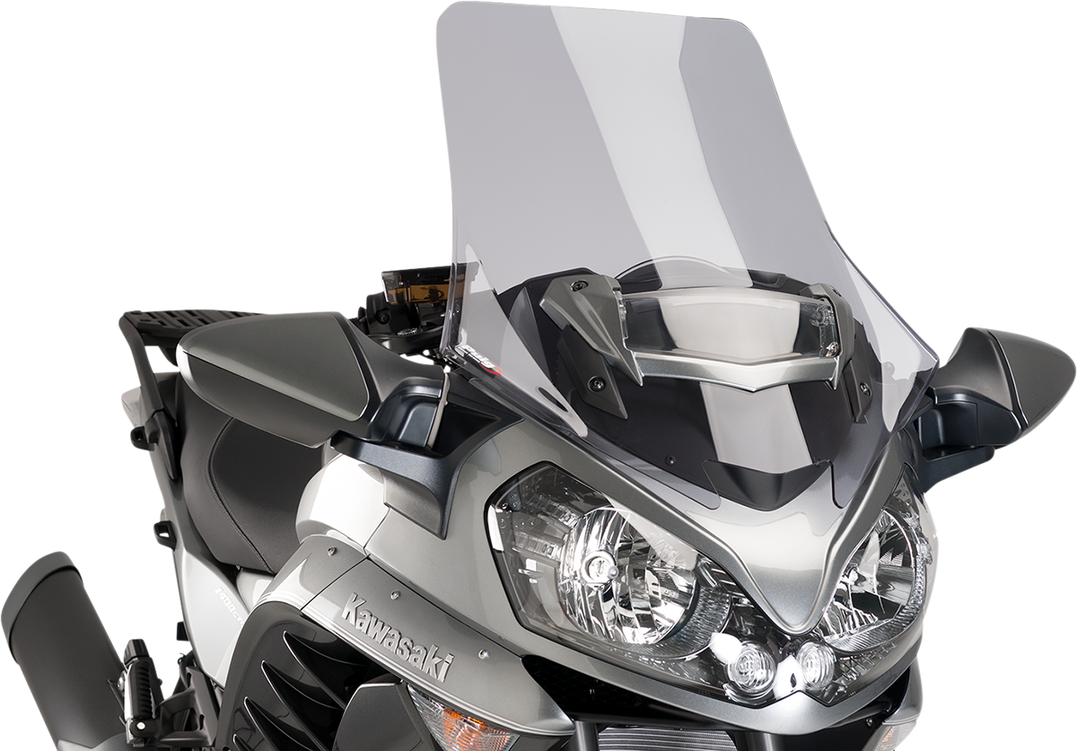 Race Windscreen - 27-3/4\" - Light Smoke - Kawasaki 2015 - 2019