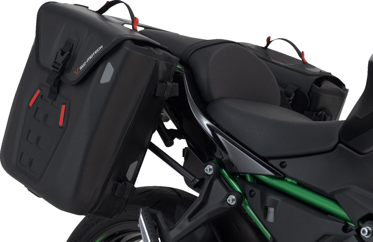 SysBag Side Bag System - Black - Kawasaki EX650 Ninja/Z650 \'16-\'24 2016 - 2024