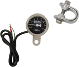 Electronic Mini Tachometer - Steel Housing - LED Illuminated Black Face - 1-7/8\" 1986 - 2003