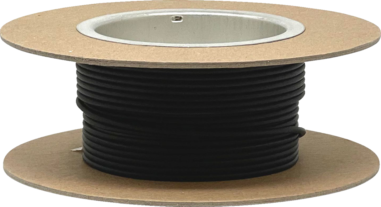 25\' GXL Wire Spool - 16 Gauge - Black