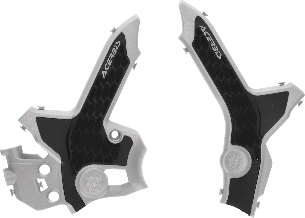 X-Grip Frame Guards - Gray/Black - CRF300 2021 - 2023