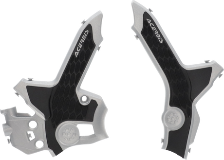 X-Grip Frame Guards - Gray/Black - CRF300 2021 - 2023