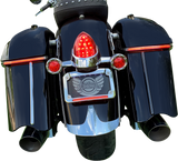 Saddlebag Lights - Low Profile - Red Lens - Indian 2015 - 2024