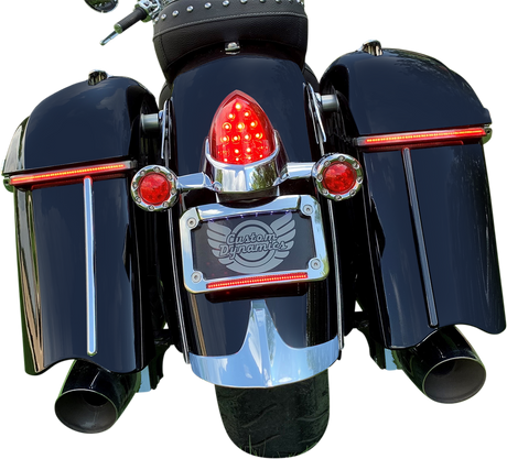 Saddlebag Lights - Low Profile - Red Lens - Indian 2015 - 2024