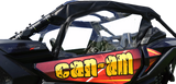 Soft Full Doors - Rear Window - Black - Can-Am X3 2017 - 2021