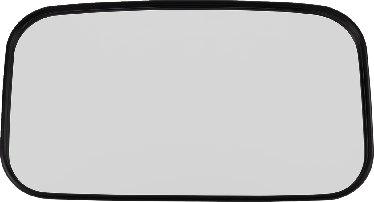 Mirror - Rear View - Rectangle - Black - 1-3/4\"