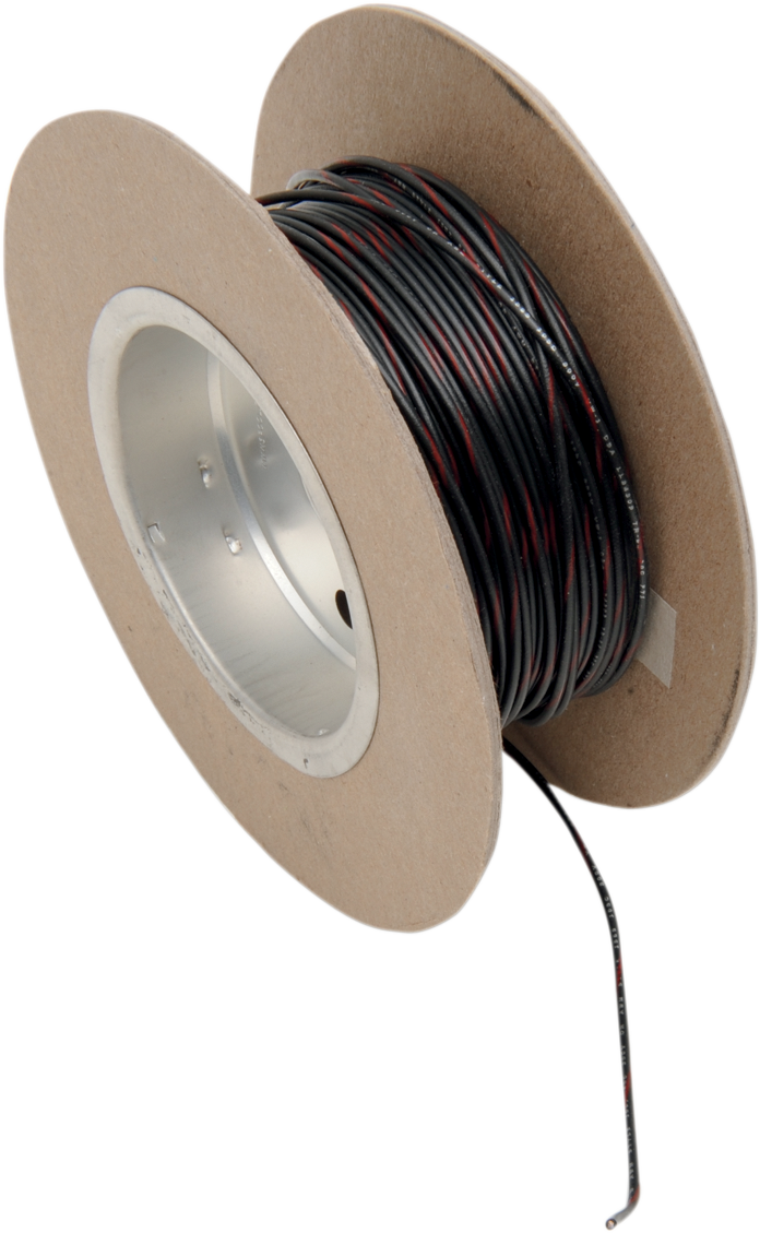100\' Wire Spool - 18 Gauge - Black/Red