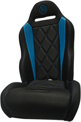 Performance Seat - Big Diamond - Black/Titanium Blue - Maverick X3 \'14-\'20 2017 - 2018