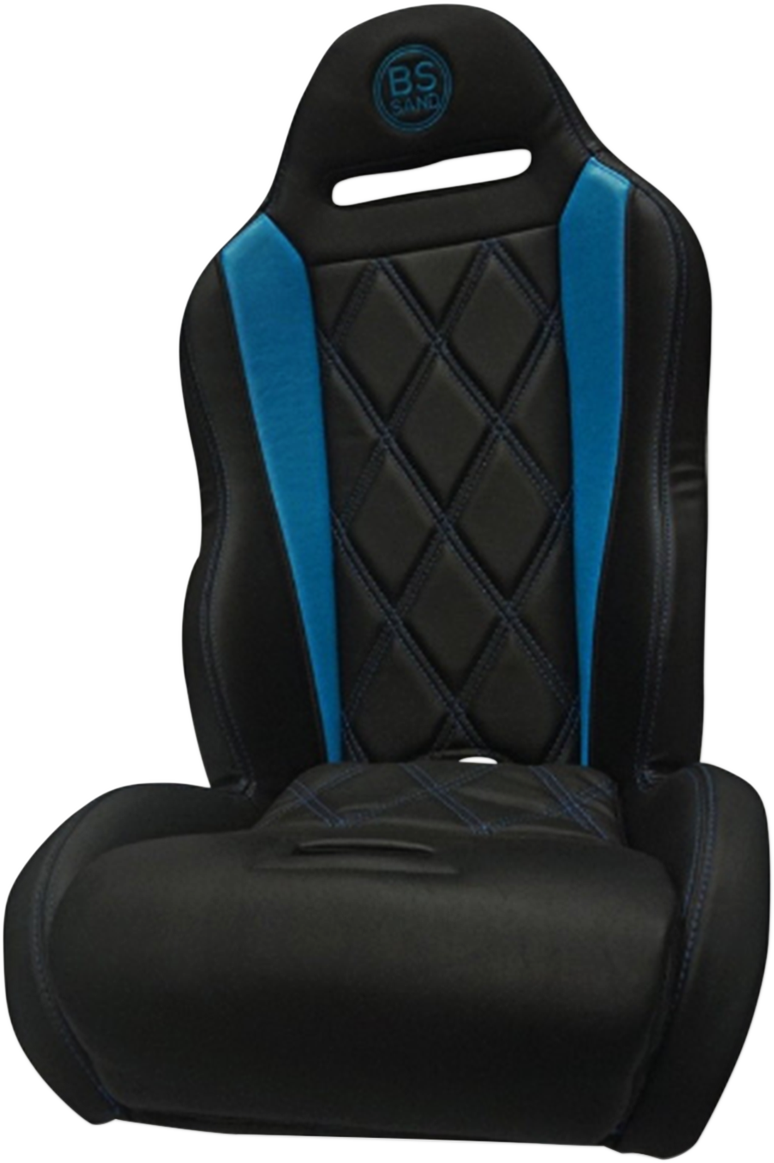 Performance Seat - Big Diamond - Black/Titanium Blue - Maverick X3 \'14-\'20 2017 - 2018