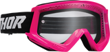 Combat Goggle - Racer - Flo Pink/Black - Clear Lens