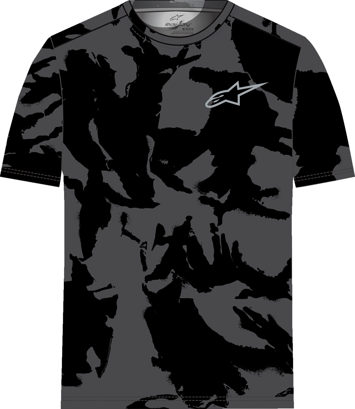 Performance Short-Sleeve T-Shirt - Black/Camo - Large