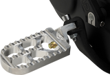 Adjustable Serrated Long Footpegs - Raw - XL 2007 - 2019