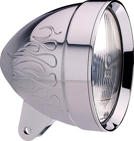 Headlight Housing - 5-3/4\" - Bradley Flame - Chrome