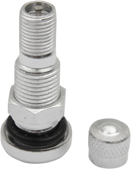 Valve Stem - Straight - Silver