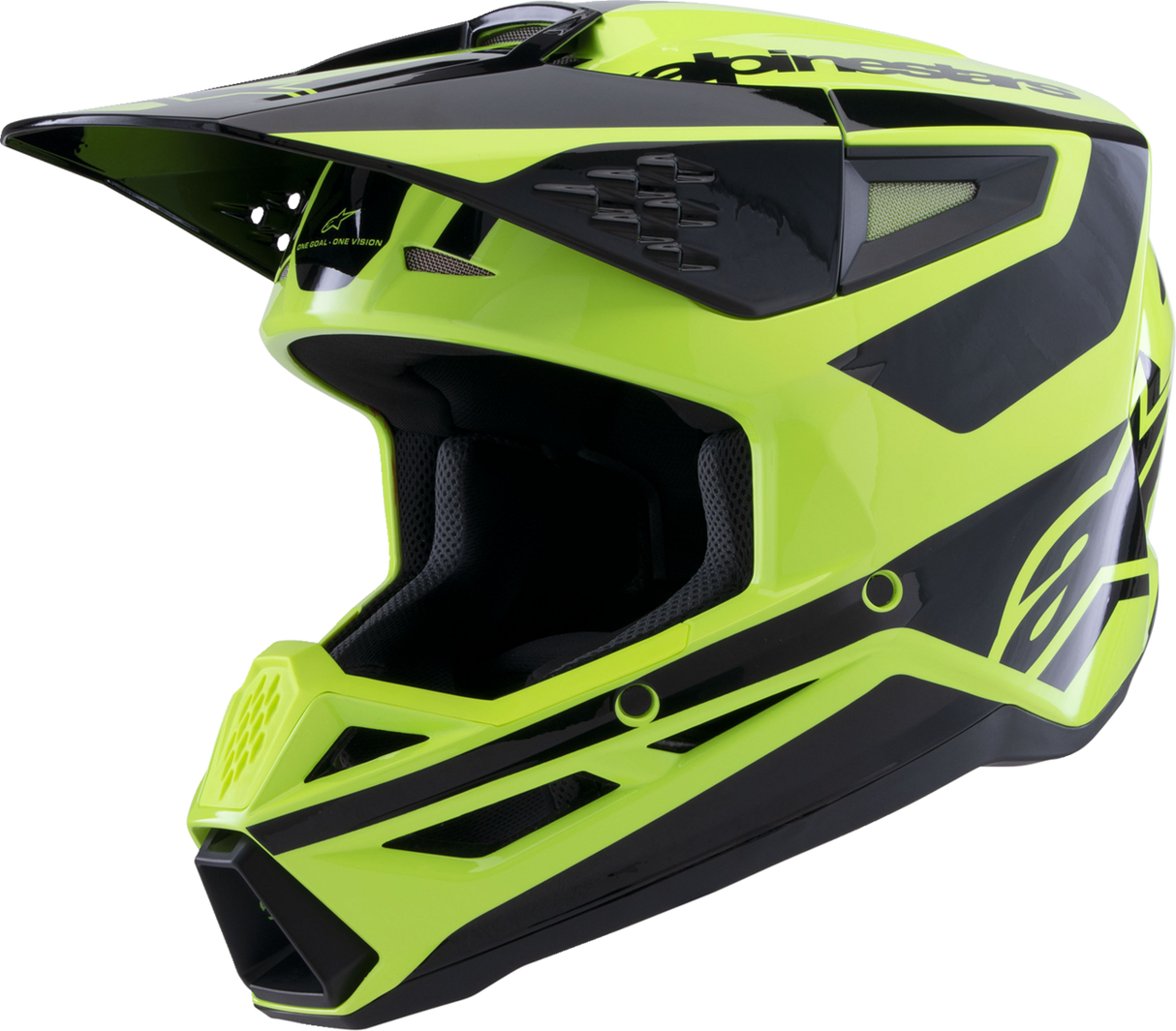 SM3 Helmet - Heat - Gloss Yellow Fluo/Black - 2XL
