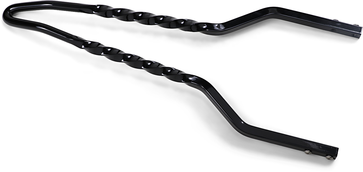 Twisted Sticks Sissy Bar - Black - 18\"