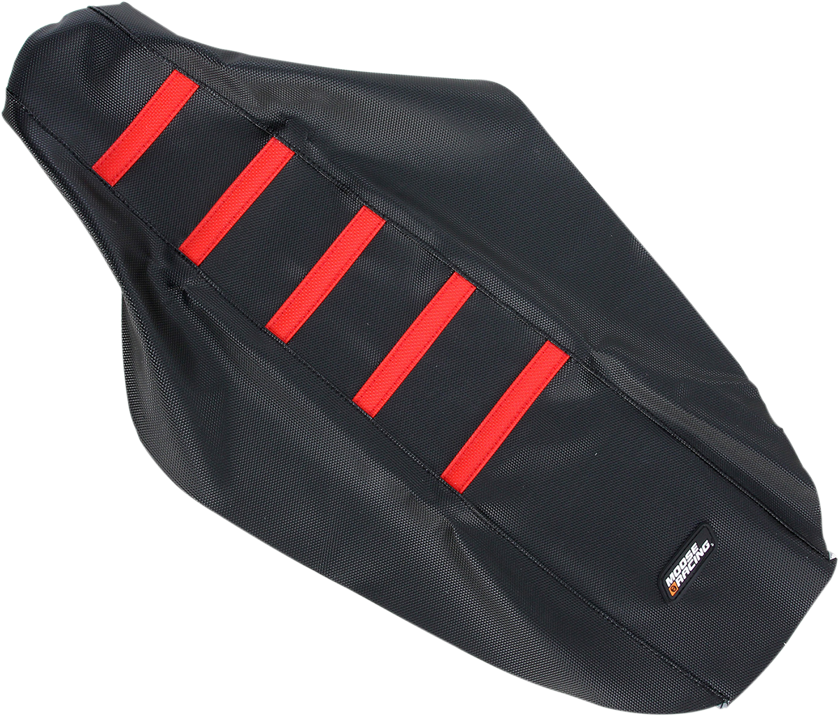 Ribbed Seat Cover - Black Cover/Red Ribs - Honda 2000 - 2007