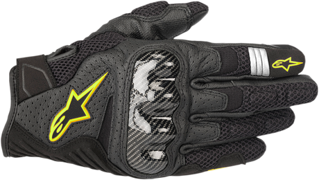 SMX-1 Air V2 Gloves - Black/Fluo Yellow - 2XL