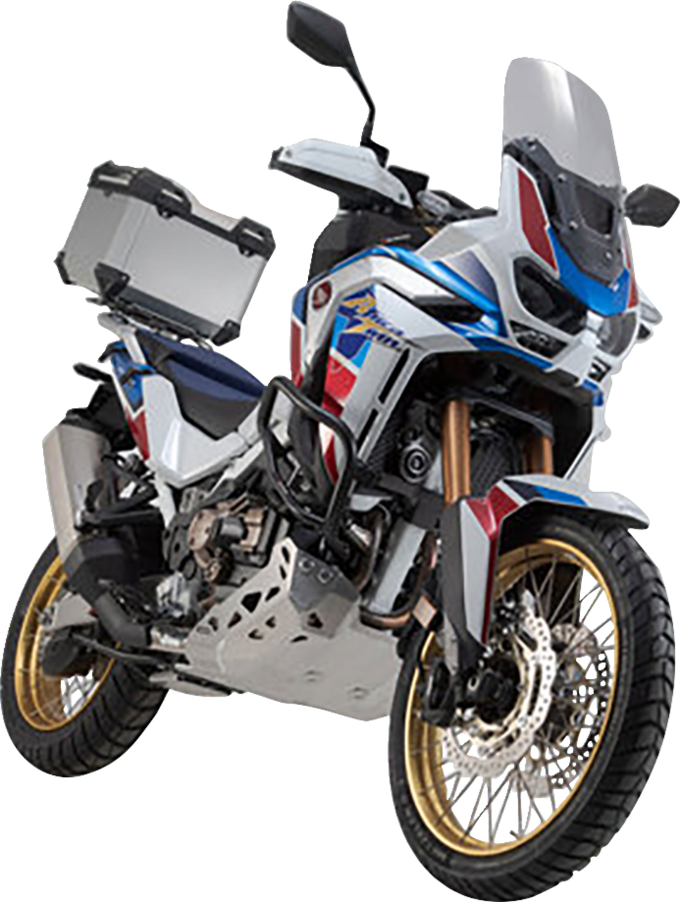 TRAX ADV Top Case System - Silver - Honda Africa Twin/Africa Twin Adventure Sport \'19-\'24 2019 - 2024