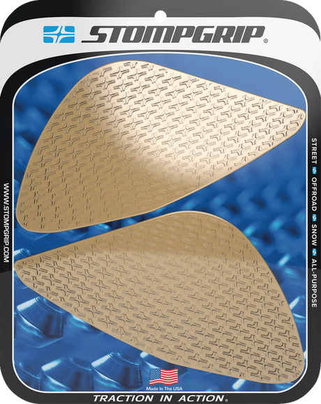 Traction Pad Tank Grips - Icon - Clear - Speed Triple 1200RR/RS 2021 - 2024