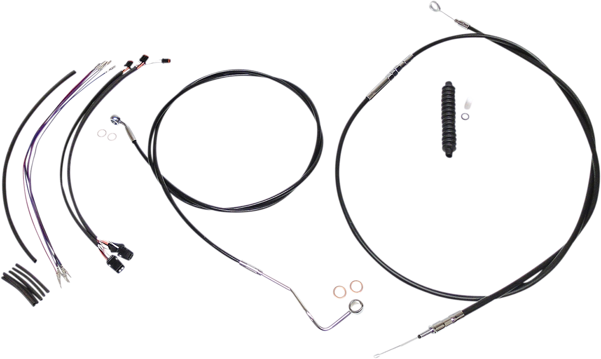 Control Cable Kit - XR - Black/Chrome 2014 - 2015