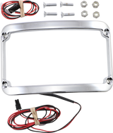 License Plate Frame - Lighted - Chrome