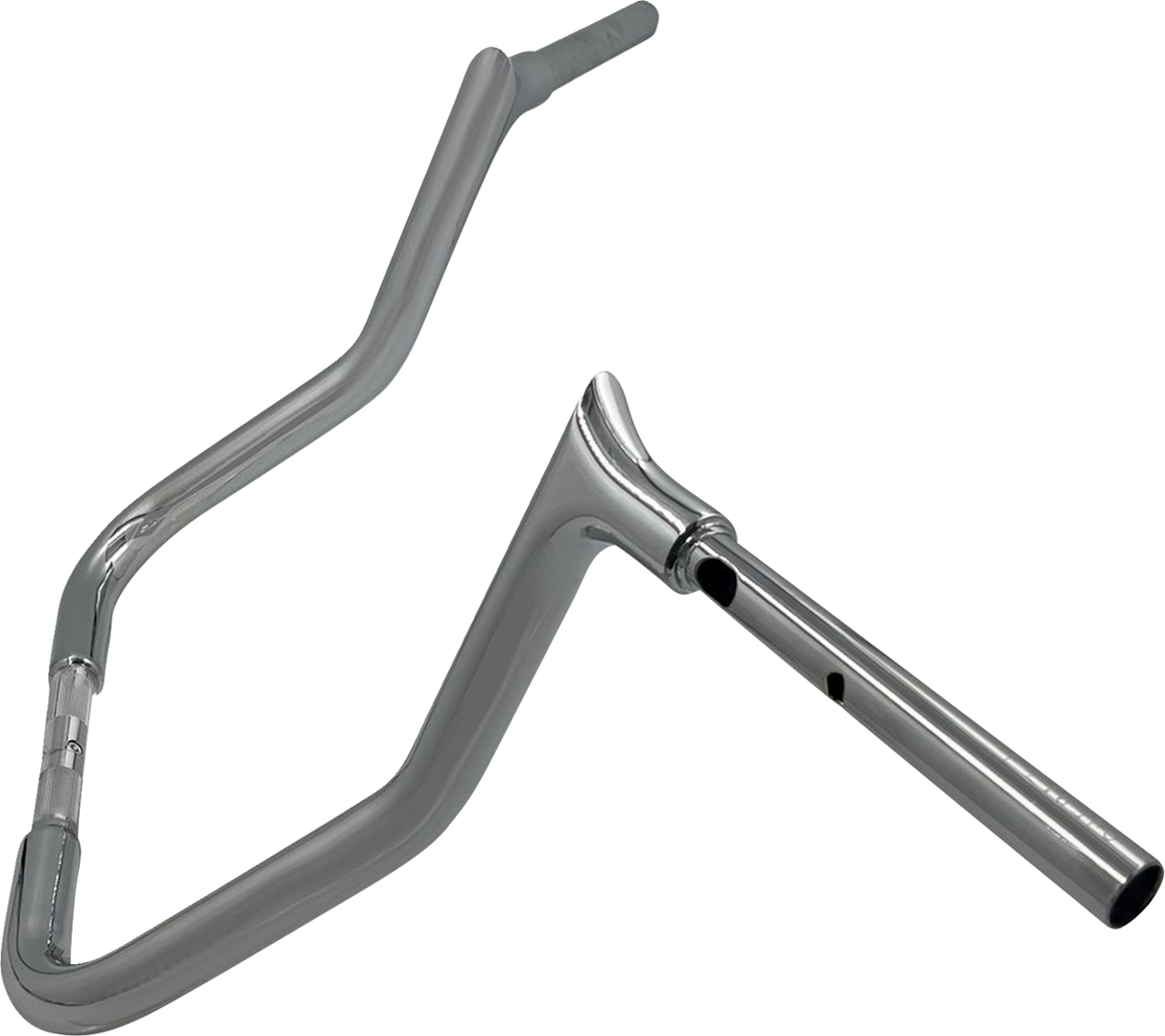 1-1/4\" EZ Install Pointed Top Handlebar - Reduced Reach - 13\" - Chrome 2023 - 2024