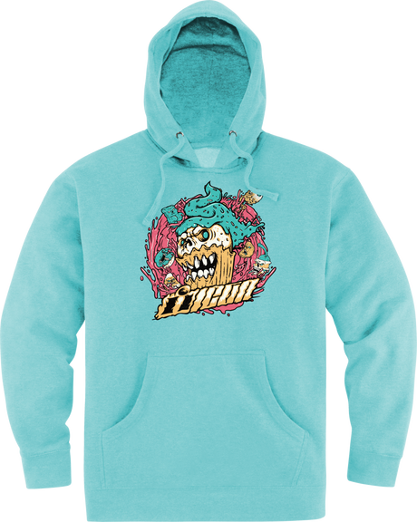 Snack Attack Hoodie - Mint - Large