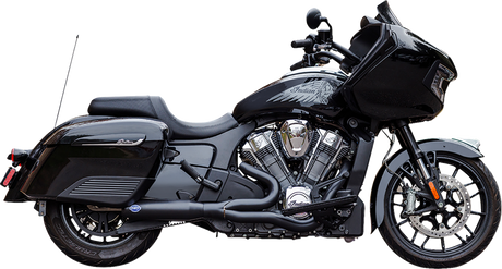 2-into-1 Qualifier Exhaust System - 50-State - Black - Stainless Steel 2020 - 2023